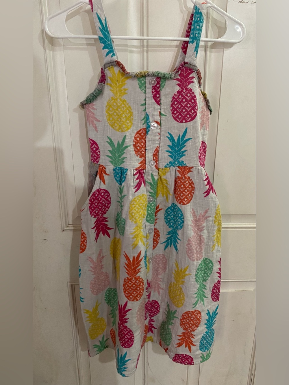 🦄3/$15🦄 Pineapple Dress Size 10/12
